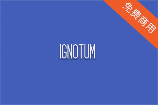 【Ignotum】适用医院标志丨海报标题丨专科医院丨英文字体