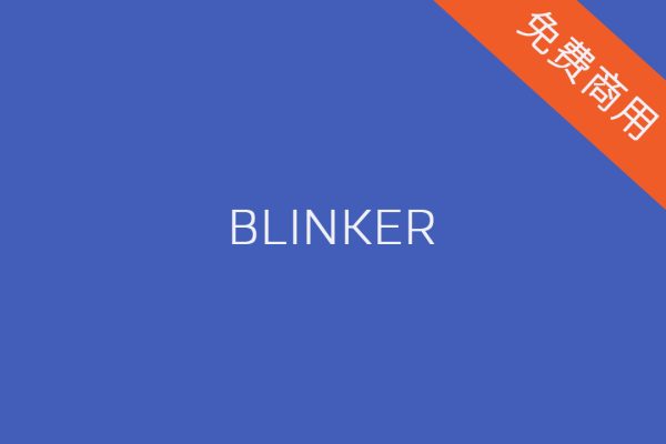 【Blinker】适用医院标志丨海报标题丨医疗诊所丨英文字体